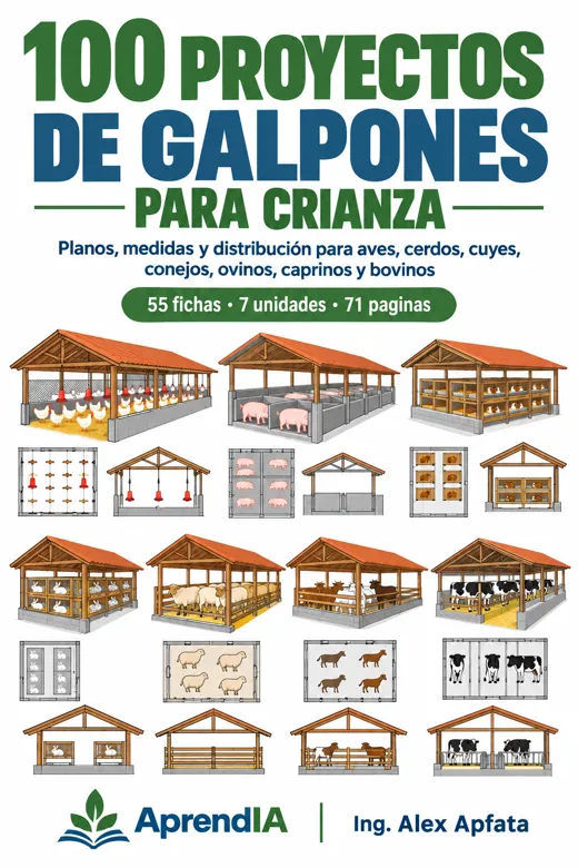 100 Proyectos de Galpones para Crianza
