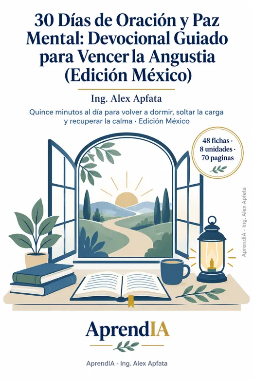 30 Días de Oración y Paz Mental: Devocional Guiado para Vencer la Angustia (Edición México)