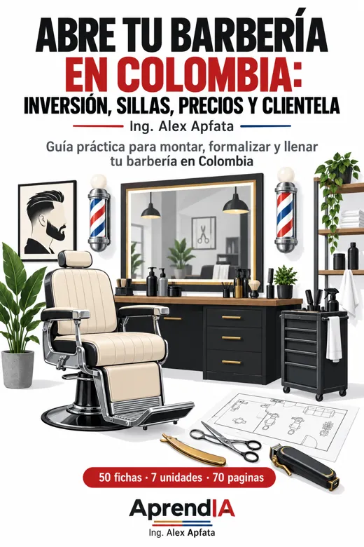 Abre tu Barbería en Colombia: Inversión, Sillas, Precios y Clientela