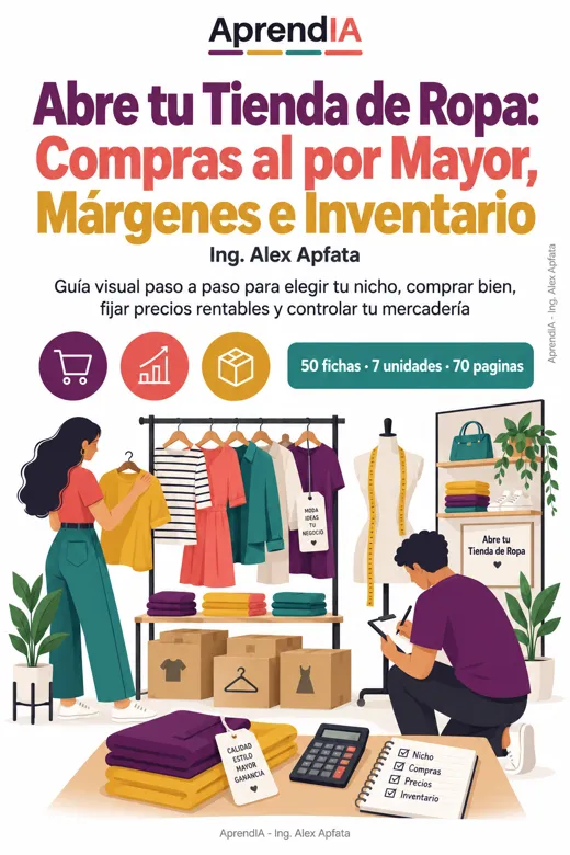Abre tu Tienda de Ropa: Compras al por Mayor, Márgenes e Inventario