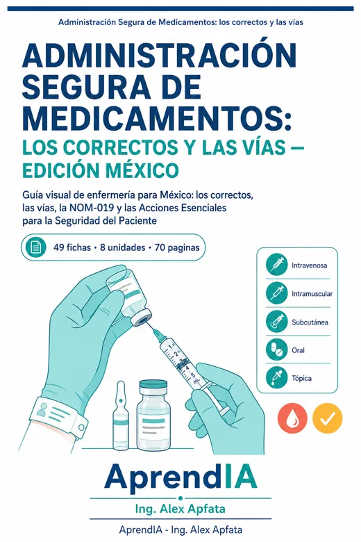 Administración Segura de Medicamentos: los correctos y las vías — Edición México