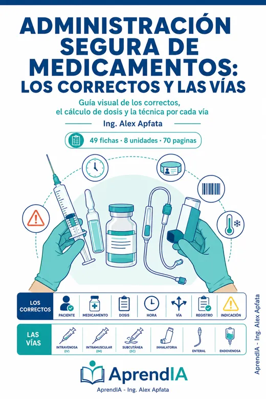 Administración Segura de Medicamentos: los correctos y las vías