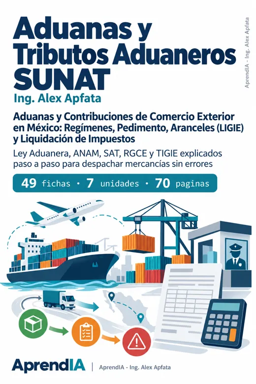Aduanas y Contribuciones de Comercio Exterior en México: Regímenes, Pedimento, Aranceles (LIGIE) y Liquidación de Impuestos