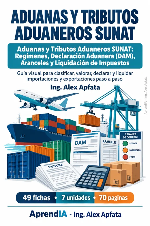 Aduanas y Tributos Aduaneros SUNAT: Regímenes, Declaración Aduanera (DAM), Aranceles y Liquidación de Impuestos