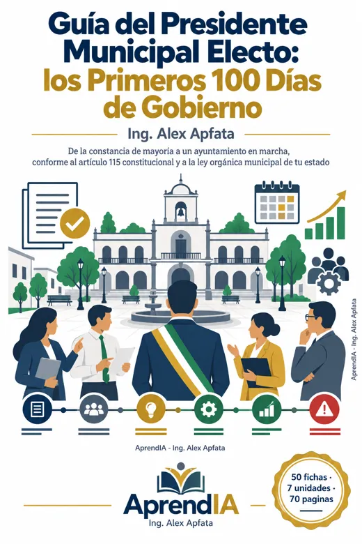 Guía del Presidente Municipal Electo: los Primeros 100 Días de Gobierno