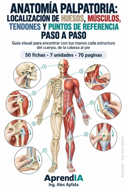 Anatomía Palpatoria: Localización de Huesos, Músculos, Tendones y Puntos de Referencia Paso a Paso