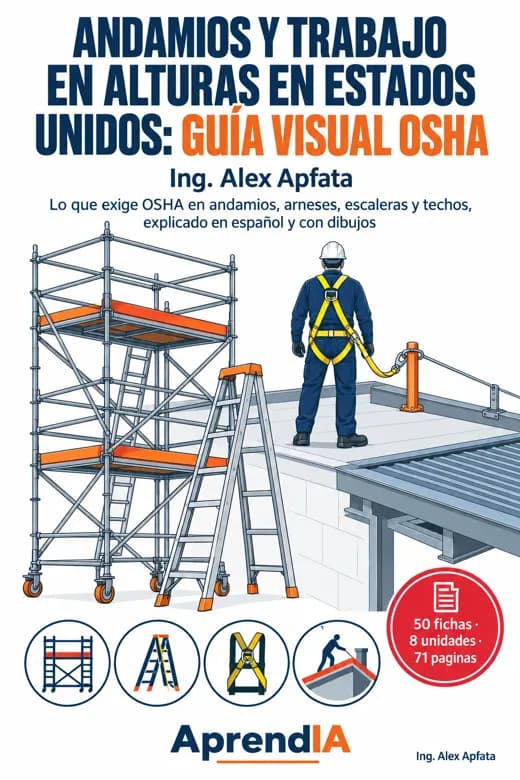 Andamios y Trabajo en Alturas en Estados Unidos: Guía Visual OSHA