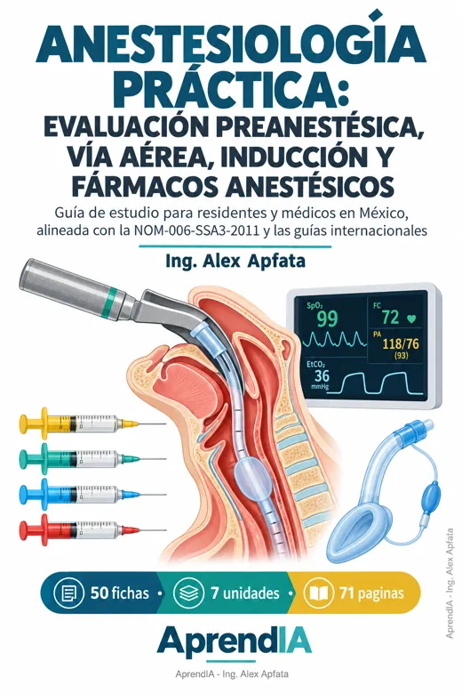 Anestesiología Práctica: Evaluación Preanestésica, Vía Aérea, Inducción y Fármacos Anestésicos