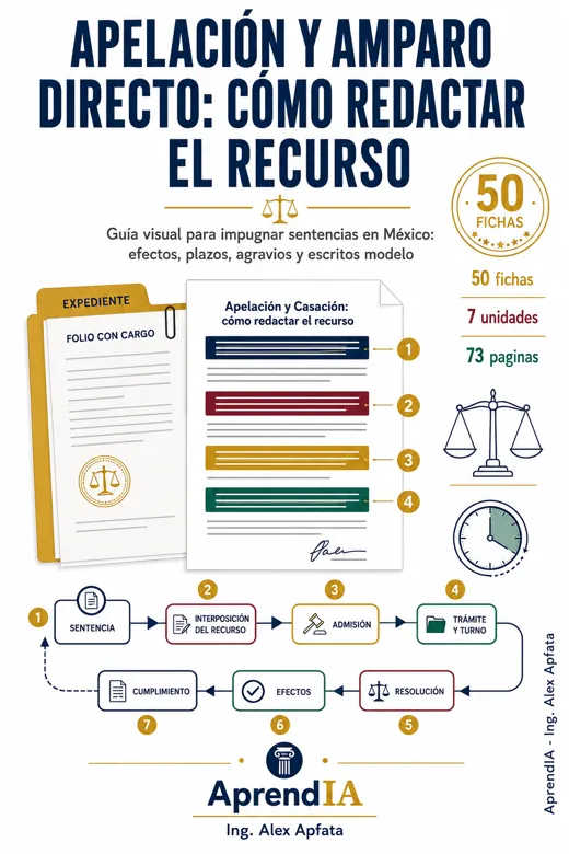 Apelación y Amparo Directo: cómo redactar el recurso