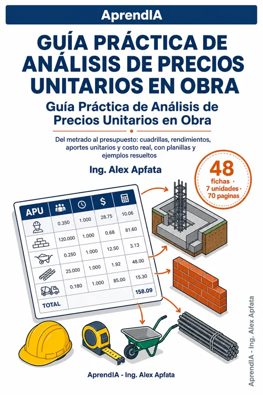 Guía Práctica de Análisis de Precios Unitarios en Obra