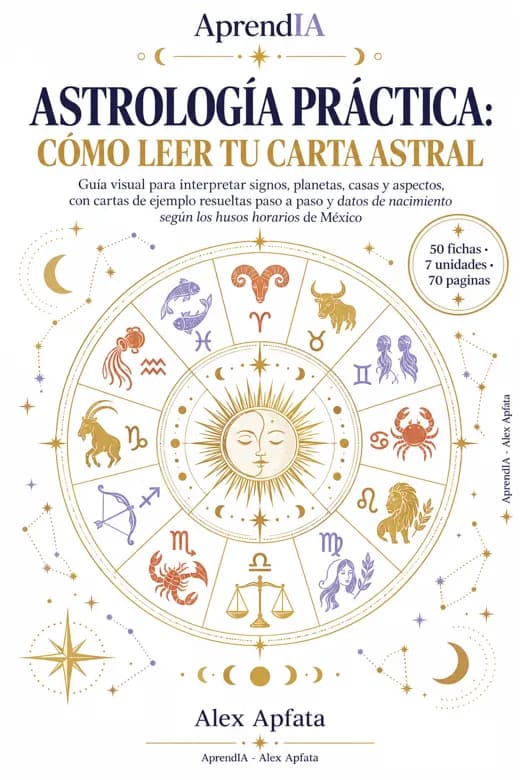 Astrología Práctica: Cómo Leer tu Carta Astral (Signos, Casas y Aspectos) — Edición México