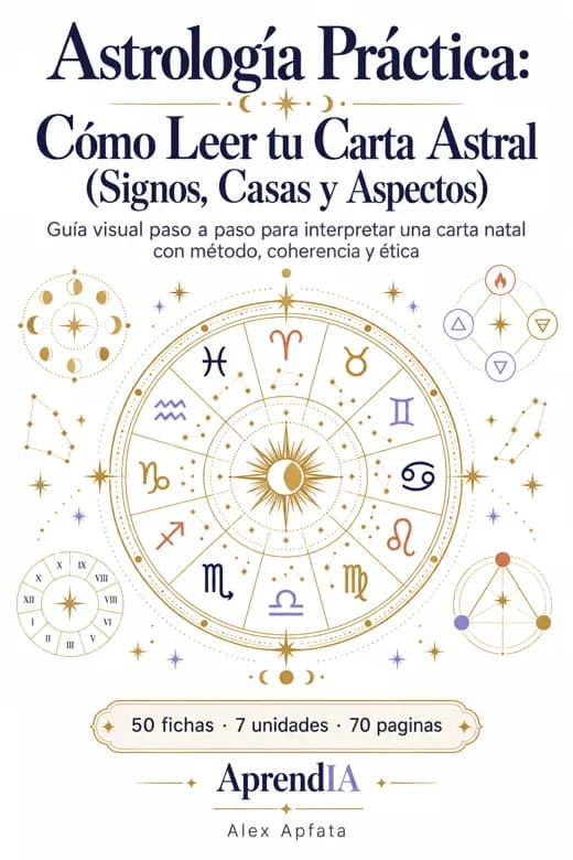 Astrología Práctica: Cómo Leer tu Carta Astral (Signos, Casas y Aspectos)