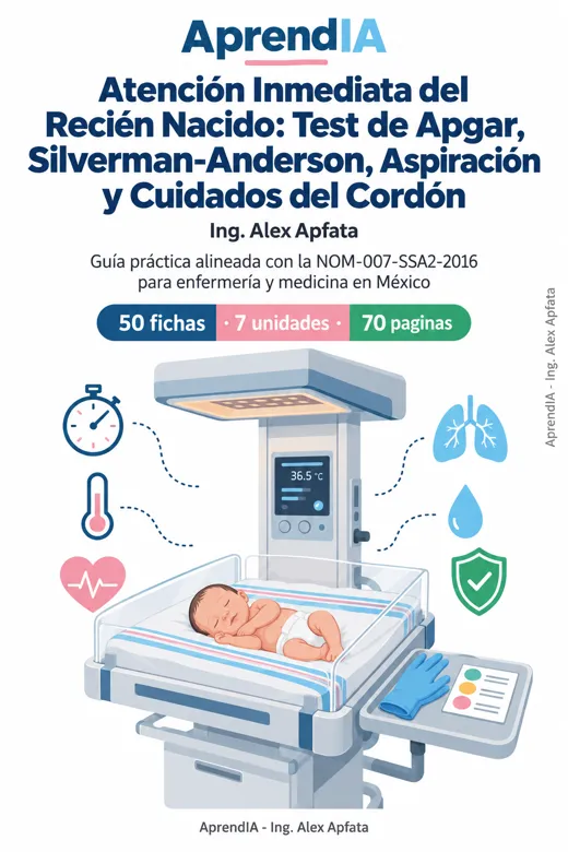 Atención Inmediata del Recién Nacido: Test de Apgar, Silverman-Anderson, Aspiración y Cuidados del Cordón