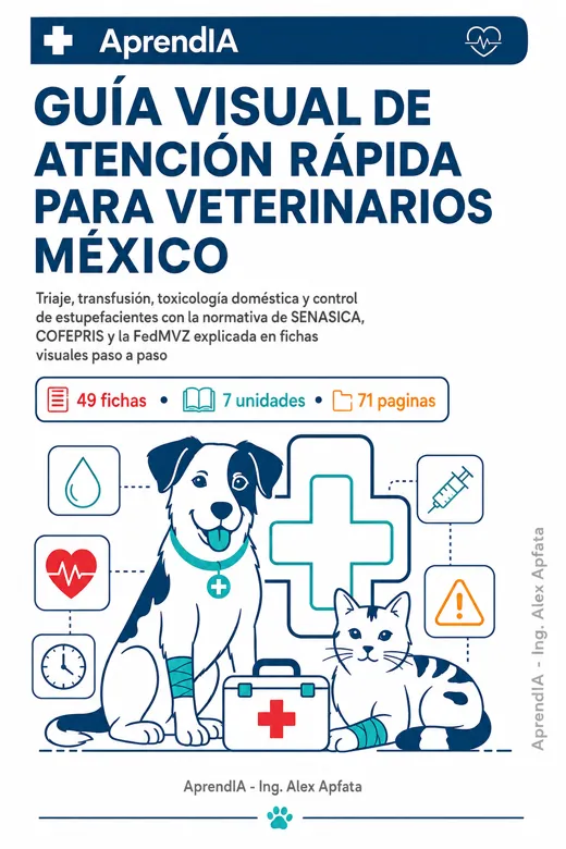 Guía Visual de Atención Rápida para Veterinarios México