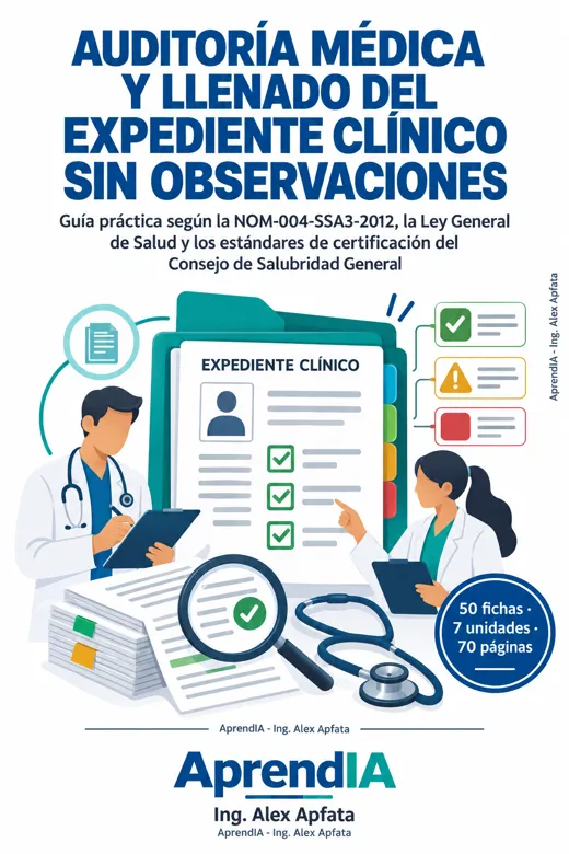 Auditoría Médica y Llenado del Expediente Clínico sin Observaciones