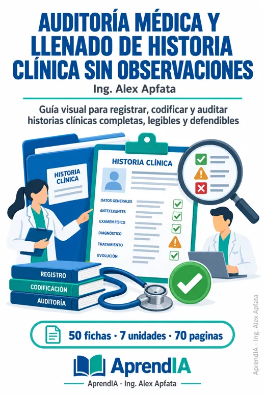 Auditoría Médica y Llenado de Historia Clínica sin Observaciones