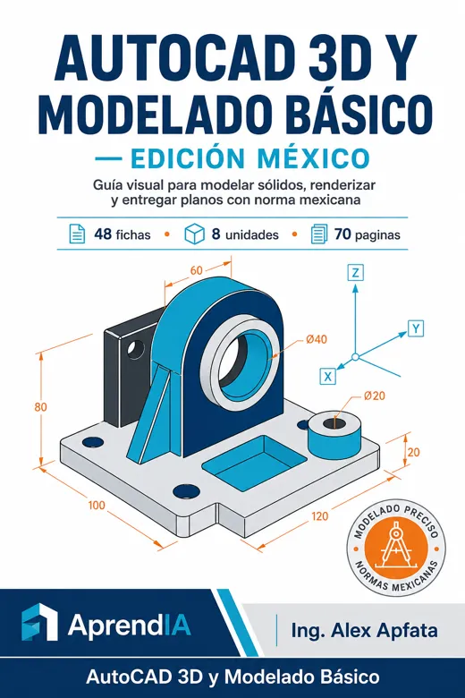 AutoCAD 3D y Modelado Básico — Edición México