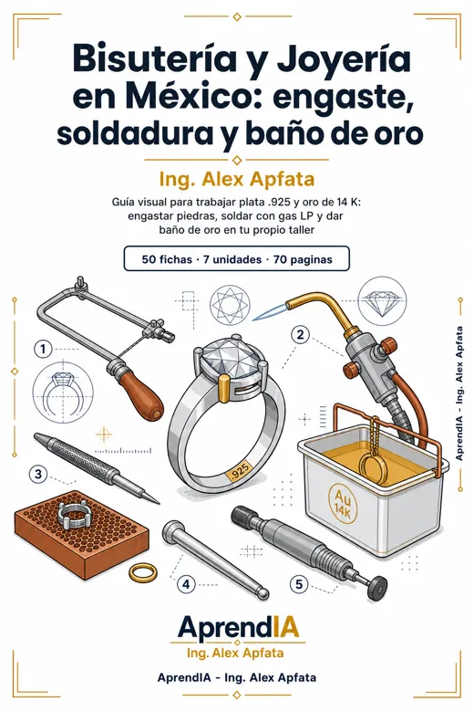 Bisutería y Joyería en México: engaste, soldadura y baño de oro