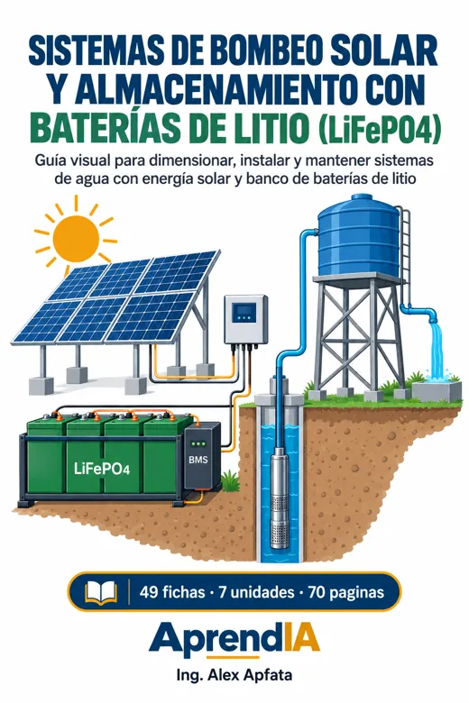 Sistemas de Bombeo Solar y Almacenamiento con Baterías de Litio (LiFePO4)
