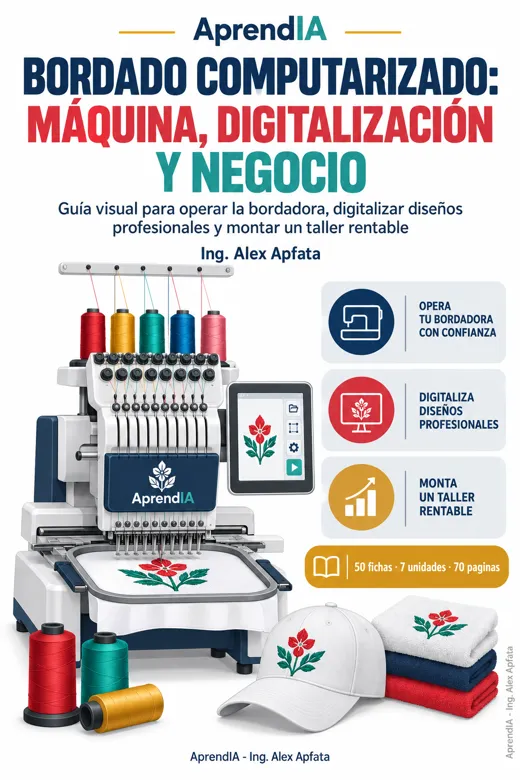 Bordado Computarizado: Máquina, Digitalización y Negocio