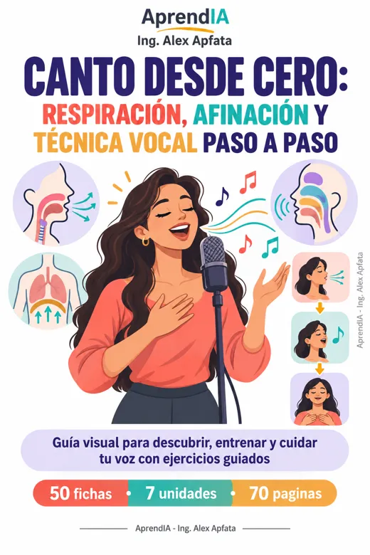 Canto desde Cero: Respiración, Afinación y Técnica Vocal Paso a Paso