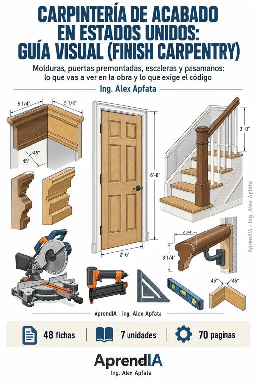 Carpintería de Acabado en Estados Unidos: Guía Visual (Finish Carpentry)