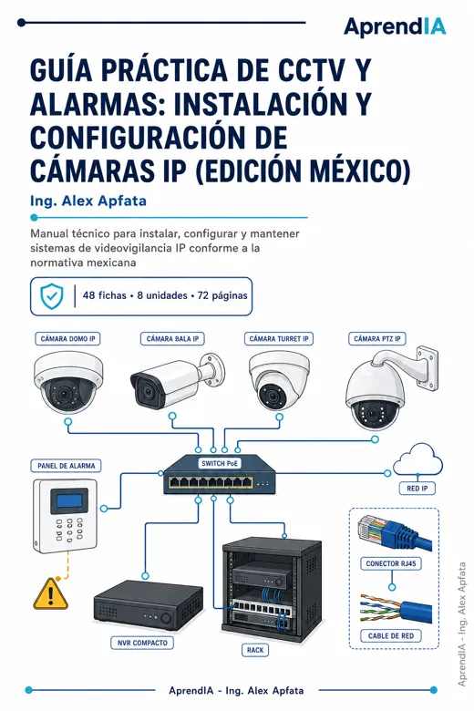 Guía Práctica de CCTV y Alarmas: Instalación y Configuración de Cámaras IP (Edición México)