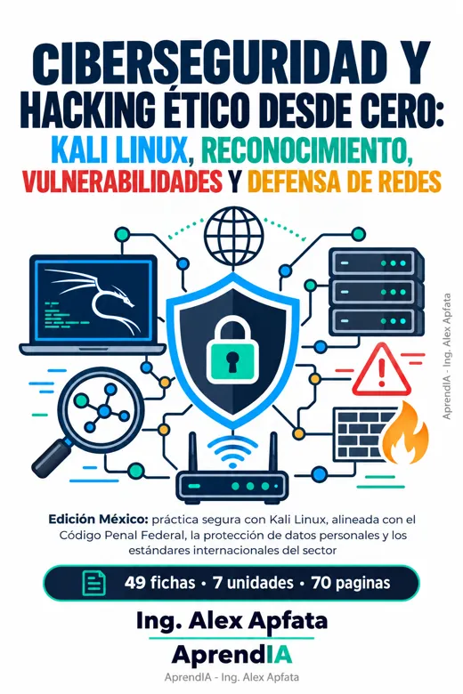 Ciberseguridad y Hacking Ético desde Cero: Kali Linux, Reconocimiento, Vulnerabilidades y Defensa de Redes