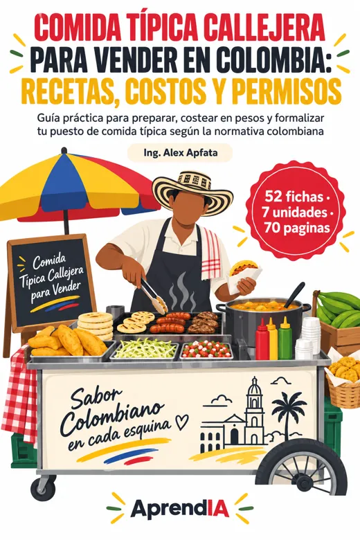 Comida Típica Callejera para Vender en Colombia: Recetas, Costos y Permisos