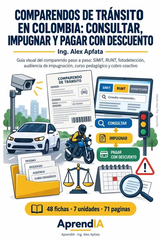 Comparendos de Tránsito en Colombia: consultar, impugnar y pagar con descuento