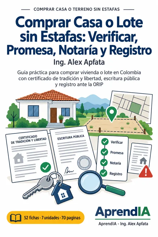 Comprar Casa o Lote sin Estafas: Verificar, Promesa, Notaría y Registro