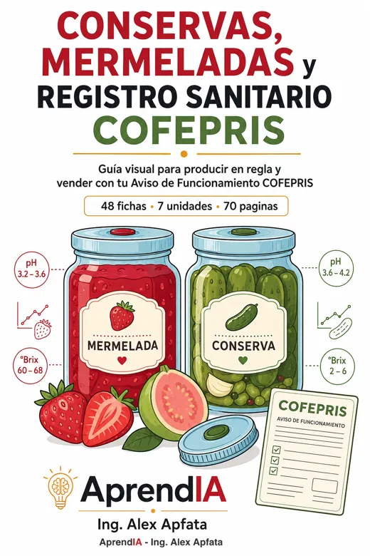 Conservas, Mermeladas y Registro Sanitario COFEPRIS