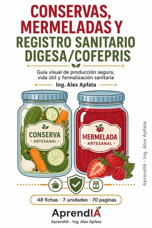 Conservas, Mermeladas y Registro Sanitario DIGESA/COFEPRIS