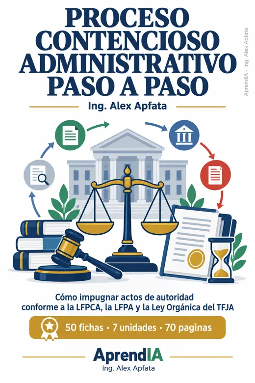 Juicio Contencioso Administrativo Paso a Paso: guía práctica ante el Tribunal Federal de Justicia Administrativa