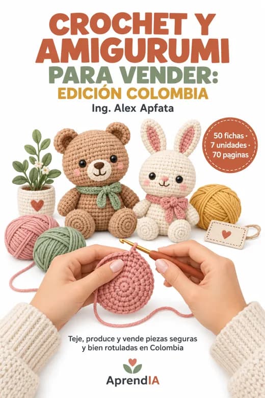 Crochet y Amigurumi para Vender: Edición Colombia