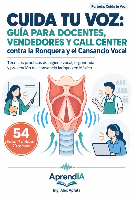 Cuida tu Voz: Guía para Docentes, Vendedores y Call Center contra la Ronquera y el Cansancio Vocal