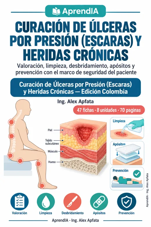 Curación de Úlceras por Presión (Escaras) y Heridas Crónicas — Edición Colombia