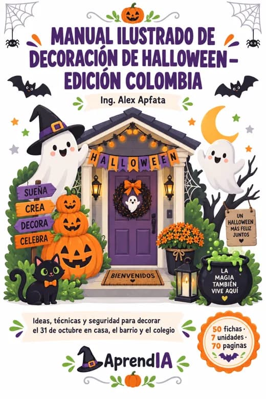 Manual Ilustrado de Decoración de Halloween – Edición Colombia