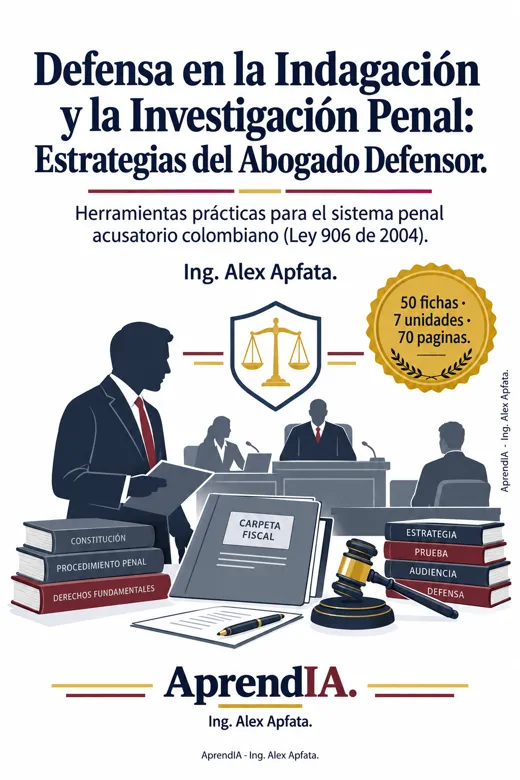 Defensa en la Indagación y la Investigación Penal: Estrategias del Abogado Defensor