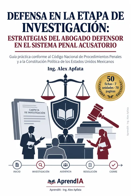 Defensa en la Etapa de Investigación: Estrategias del Abogado Defensor en el Sistema Penal Acusatorio