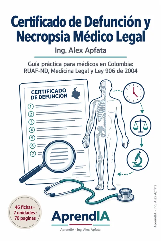 Certificado de Defunción y Necropsia Médico Legal