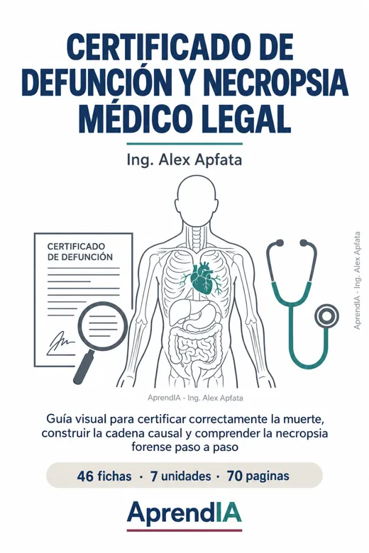 Certificado de Defunción y Necropsia Médico Legal