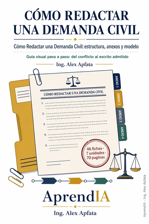 Cómo Redactar una Demanda Civil: estructura, anexos y modelo