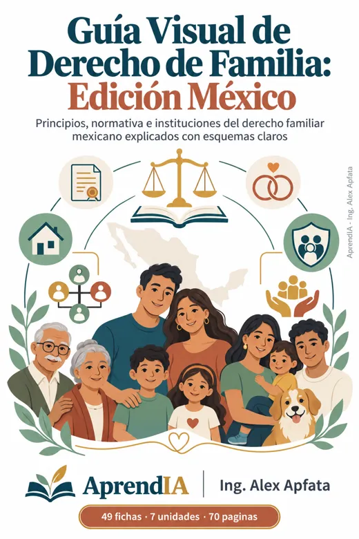 Guía Visual de Derecho de Familia: Edición México