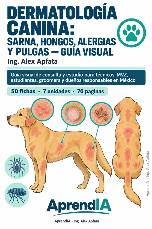 Dermatología Canina: sarna, hongos, alergias y pulgas — Guía visual