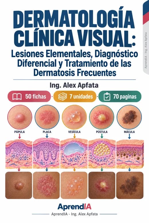 Dermatología Clínica Visual: Lesiones Elementales, Diagnóstico Diferencial y Tratamiento de las Dermatosis Frecuentes