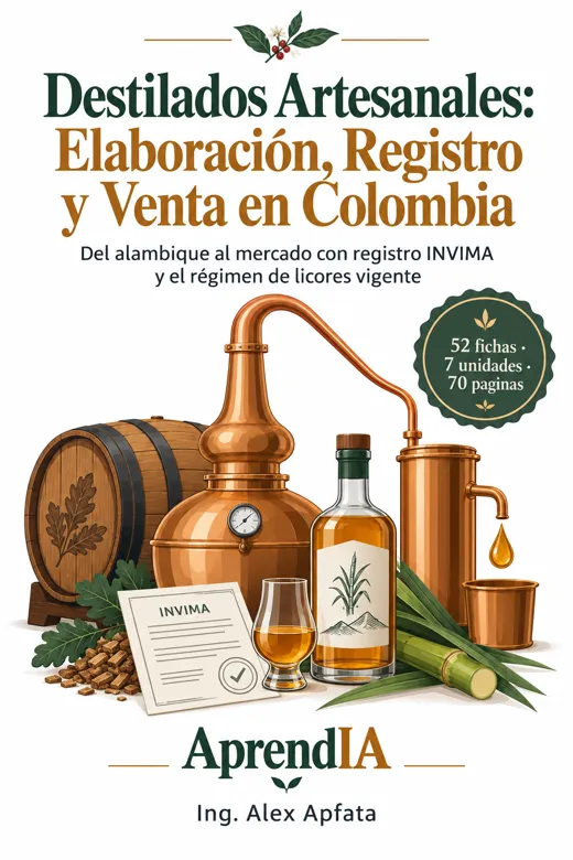 Destilados Artesanales: Elaboración, Registro y Venta en Colombia