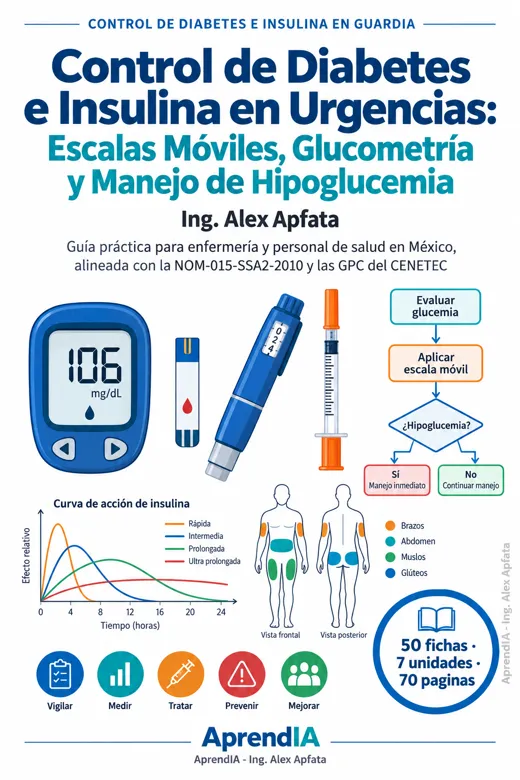 Control de Diabetes e Insulina en Urgencias: Escalas Móviles, Glucometría y Manejo de Hipoglucemia