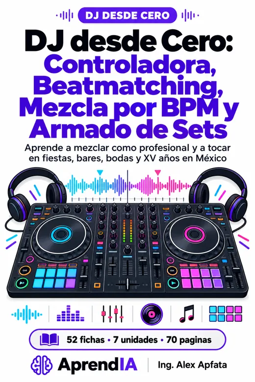 DJ desde Cero: Controladora, Beatmatching, Mezcla por BPM y Armado de Sets