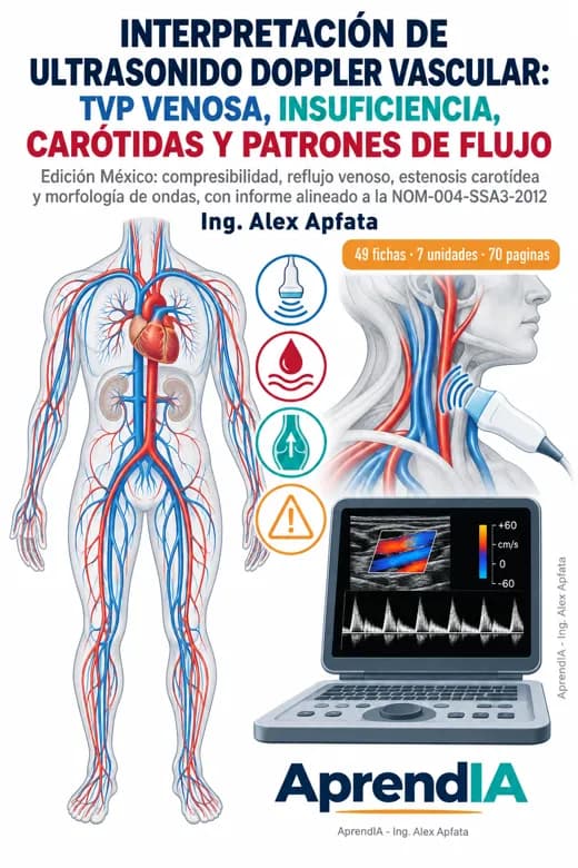 Interpretación de Ultrasonido Doppler Vascular: TVP Venosa, Insuficiencia, Carótidas y Patrones de Flujo